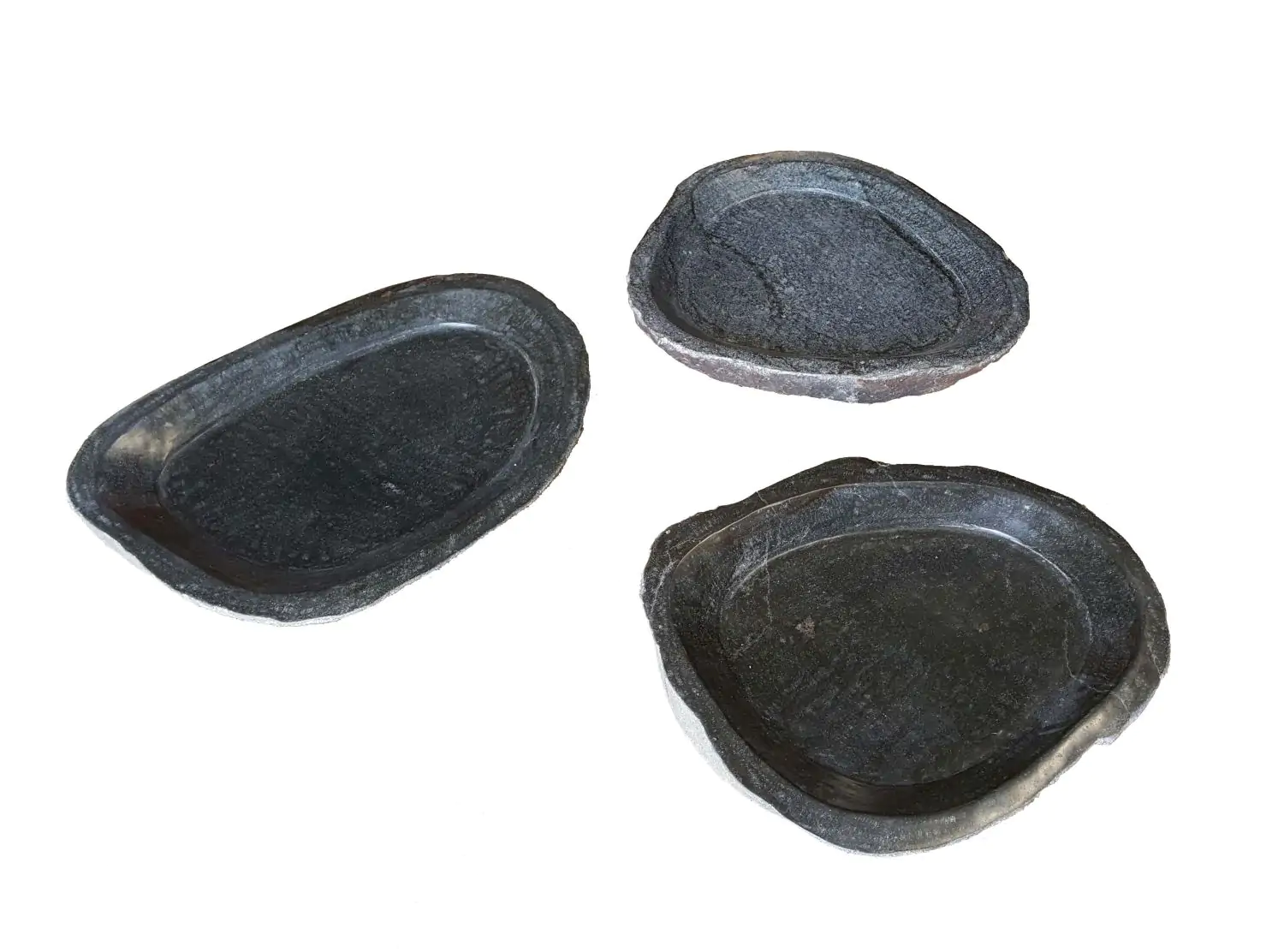  Product image 1 of the product “Flat bowl, Slightly concave with thin edge, Riverstone, In the sizes from S to L ”
